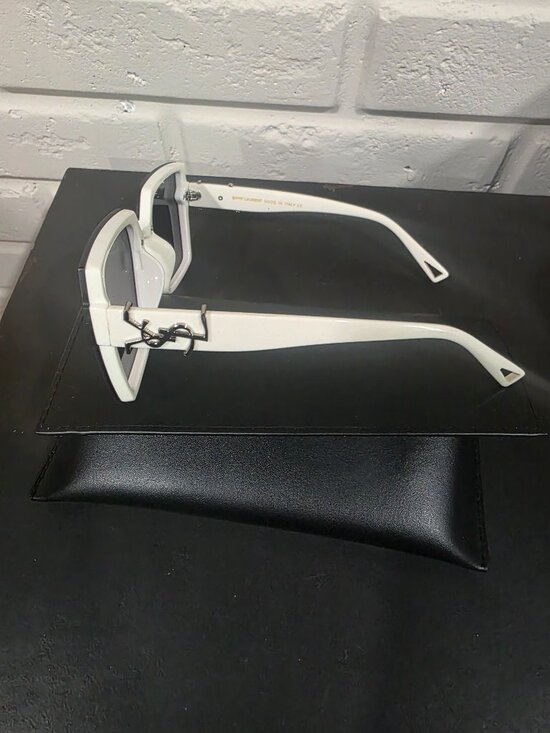 NEW Yves Saint Laurent Black & White Sunglasses main image 3